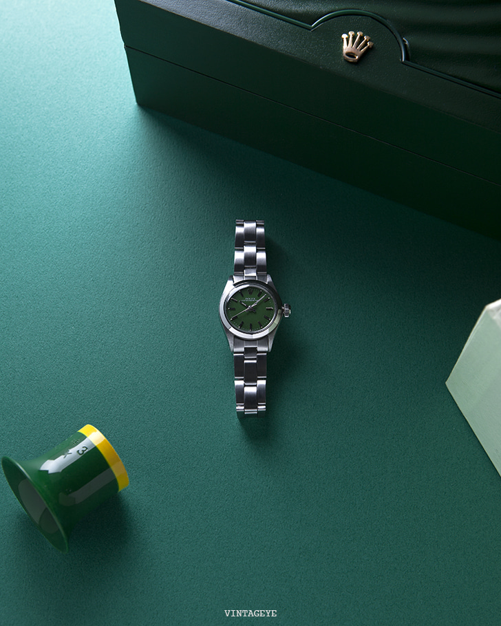 ROLEX@Oyster Perpetual GREEN M4228