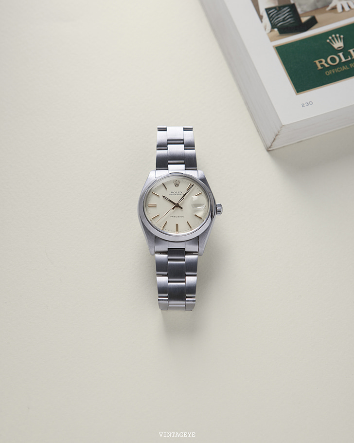 ROLEX@Date Oyster Precision Ivory M4358