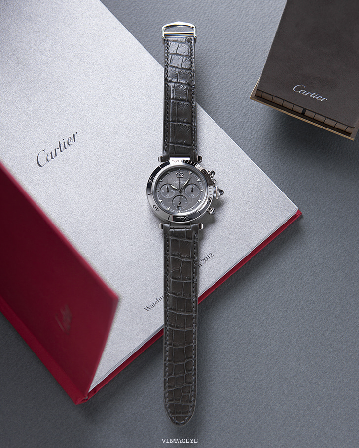 CARTIER@Pasha gray-dial limited-edition M4304